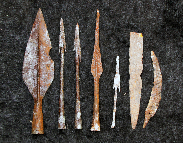 Наконечники стрел с длинной шейкой