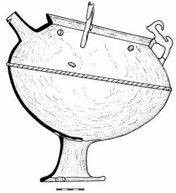 Котел из Слободзеи: вид с боку