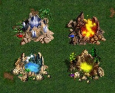 Источники Силы Магии Воздуха, Воды, Огня и Земли