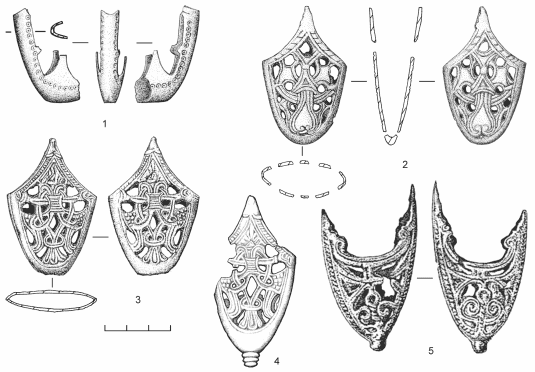 Литые наконечники ножен мечей (по материалам Троицкого раскопа Новгорода Великого)