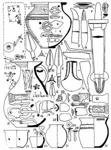 Иранские кинжалы V в. из некрополя Цибилиума
