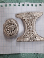 деталь серебряного пояса шляхтича